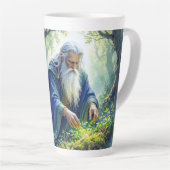 Merlin Practicing Herbalism Latte Mug Milchtasse (Rechte Ecke)