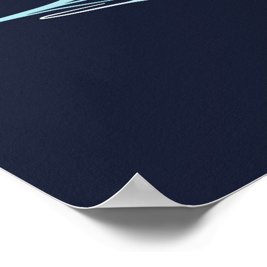 Merlin Sea Creative Print | Merlin Wall Print Poster (Ecke)