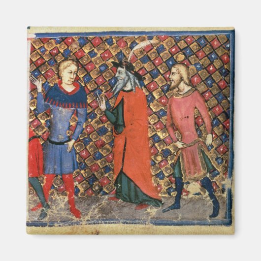 Merlin tutoring Arthur Magnet (Vorne)