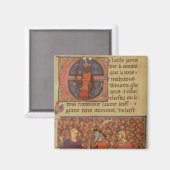 Merlin tutoring Arthur Magnet (Vorderseite/Rückseite)