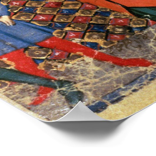 Merlin tutoring Arthur Poster (Ecke)