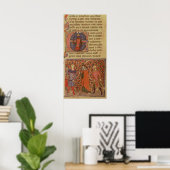 Merlin tutoring Arthur Poster (Heimbüro)