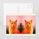 Merlin und Engel Zwillinge Postkarte (Vorne/Hinten)