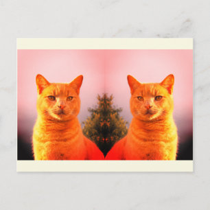 Merlin und Engel Zwillinge Postkarte