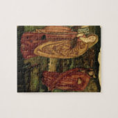 MERLIN und Nimue von "Morte d'Arthur", 1861 Puzzle (Horizontal)