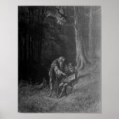 Merlin unterrichtet junge Arthur Poster (Vorne)