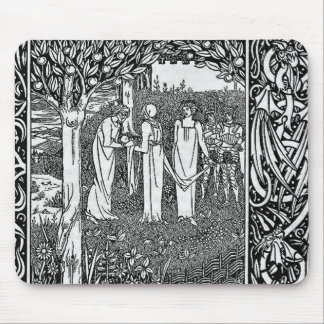 Merlin von Aubrey Beardsley - HD Mousepad