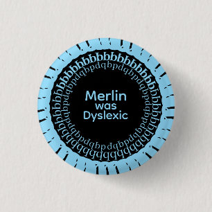 Merlin War Dyslexiker Button