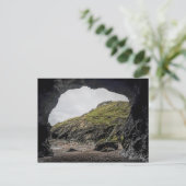 Merlins Cove tintagel Postkarte (Stehend Vorderseite)