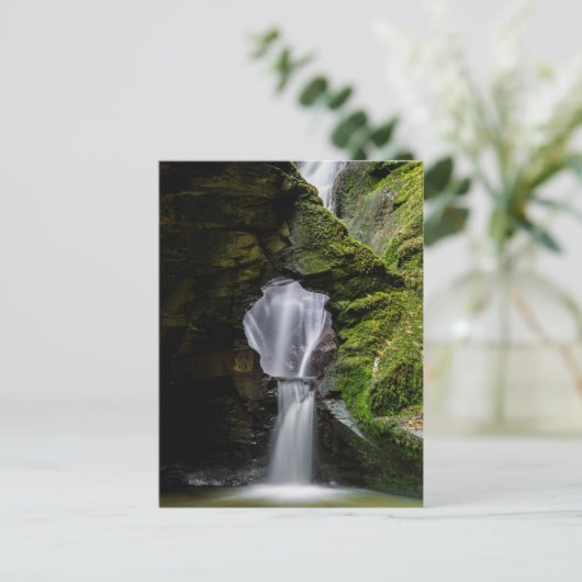 'Merlin's Well', St. Nectan's Glen, Cornwall Postkarte (Stehend Vorderseite)