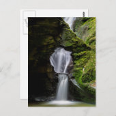 'Merlin's Well', St. Nectan's Glen, Cornwall Postkarte (Vorne/Hinten)