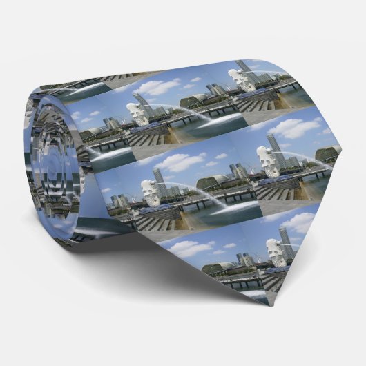 Merlion Krawatte (Gerollt)