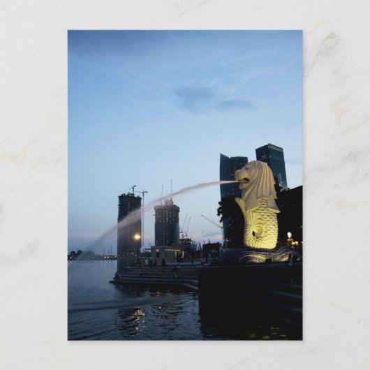 Merlion Postkarte (Vorderseite)