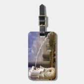 Merlion, Singapur Gepäckanhänger (Vorderseite vertikal)