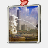Merlion, Singapur Ornament Aus Metall (Links)
