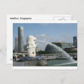 Merlion Singapur Postkarte (Vorne/Hinten)