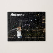 Merlion & Singapur Skyline #1 Jigsaw Puzzle (Horizontal)