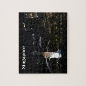 Merlion & Singapur Skyline #1 Jigsaw Puzzle (Vertikal)