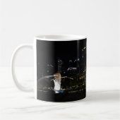 Merlion & Singapur Skyline #1 Tasse (Links)