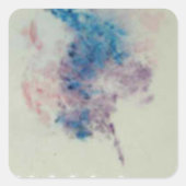 "Merlot #1" Quadratischer Aufkleber (Vorderseite)