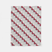 Merlot Cabernet Roter Wein Glass Drink Weinkeller Fleecedecke (Vorderseite)