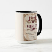 Merlot Day - Heiratsüberlebenszeichen Parody Wine  Tasse (VorderseiteRechts)