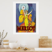 Merlot Maid, Wein Poster (Küche)
