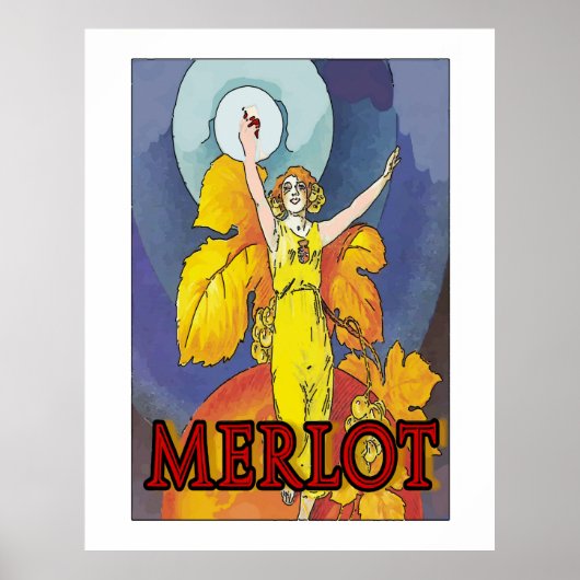 Merlot Maid, Wein Poster (Vorne)