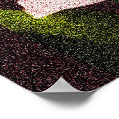 Merlot Radiance Lily Poster (Ecke)