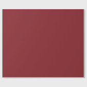 Merlot Red Solid Color Geschenkpapier (Flach)