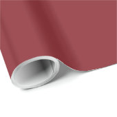 Merlot Red Solid Color Geschenkpapier (Rolleneckpunkt)