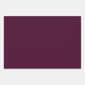 Merlot-Rot-Farbpalette-Design Geschenkpapier Set (Vorderseite 3)