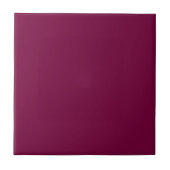 Merlot Solid Color | Classic | elegant Fliese (Vorderseite)