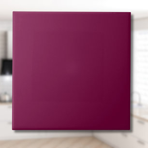 Merlot Solid Color   Classic   elegant Fliese
