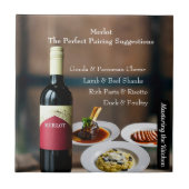 Merlot Wine Pairing/Mastering the Kitchen Fliese (Vorderseite)