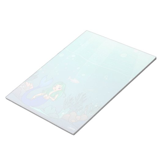 Mermaid - 11" x 8,5" Notepad Notizblock (angewinkelt)