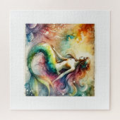 Mermaid 190624AREF102 - Watercolor Puzzle (Horizontal)