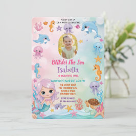 Mermaid 1. Foto Oneder Ocean Geburtstag Einladung