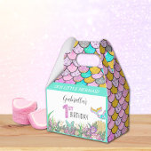 Mermaid 1. Geburtstag Geschenkschachtel