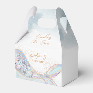 Mermaid 1. Geburtstag Geschenkschachtel