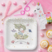 Mermaid 1. Geburtstag Party Pappteller (Party)