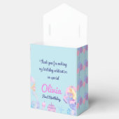 Mermaid 1. Geburtstag unter Meer Gefälligkeitsbox Geschenkschachtel (Geöffnet)