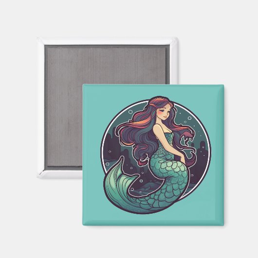 MERMAID #1 Magnet (Vorderseite/Rückseite)