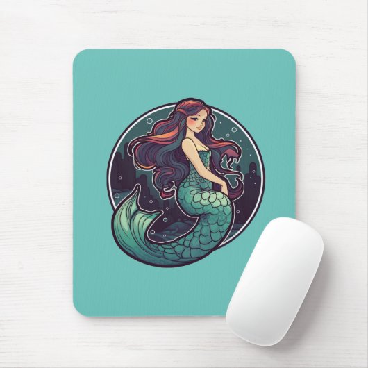 MERMAID #1 MOUSEPAD (Mit Mouse)