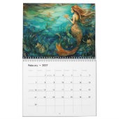 Mermaid 2025 Monatskalender Kalender (Feb 2027)