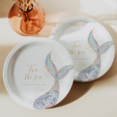 Mermaid 2. Geburtstag Pappteller