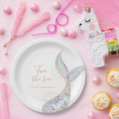 Mermaid 2. Geburtstag Pappteller (Party)