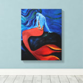 Mermaid 2 leinwanddruck (Insitu (Holzboden))