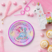 Mermaid 3. Geburtstag Ändern Text anpassen Pappteller (Party)