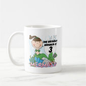Mermaid 3. Geburtstag Tshirts und Geschenke Kaffeetasse (Links)